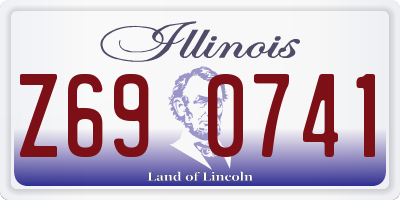 IL license plate Z690741