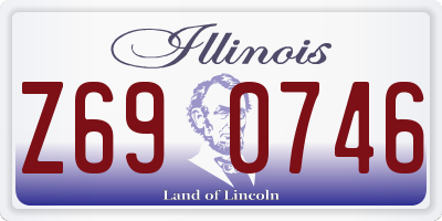IL license plate Z690746