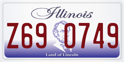 IL license plate Z690749