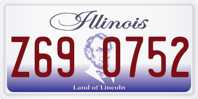 IL license plate Z690752