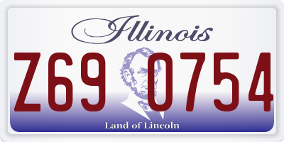 IL license plate Z690754