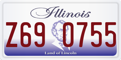 IL license plate Z690755