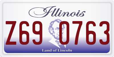 IL license plate Z690763