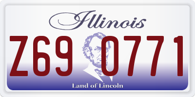 IL license plate Z690771