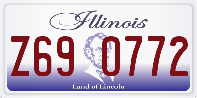 IL license plate Z690772
