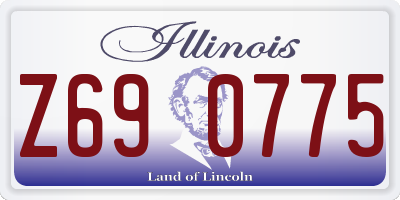 IL license plate Z690775
