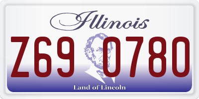IL license plate Z690780