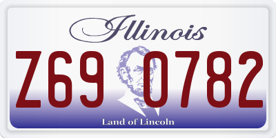 IL license plate Z690782