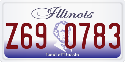 IL license plate Z690783