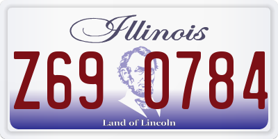 IL license plate Z690784