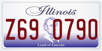 IL license plate Z690790