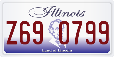 IL license plate Z690799