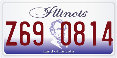 IL license plate Z690814