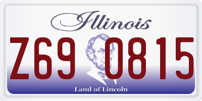 IL license plate Z690815
