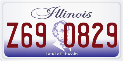 IL license plate Z690829