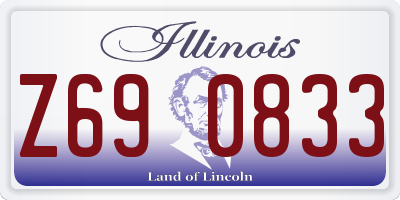 IL license plate Z690833