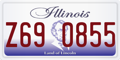 IL license plate Z690855