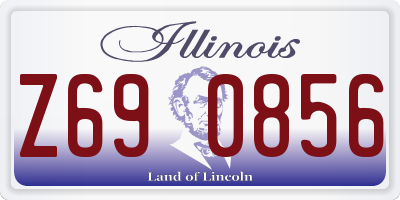 IL license plate Z690856