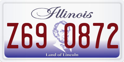 IL license plate Z690872