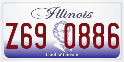 IL license plate Z690886