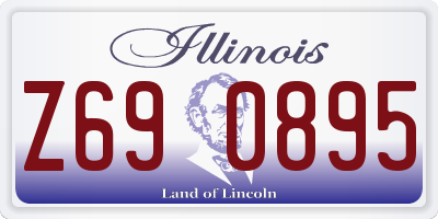 IL license plate Z690895