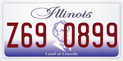 IL license plate Z690899