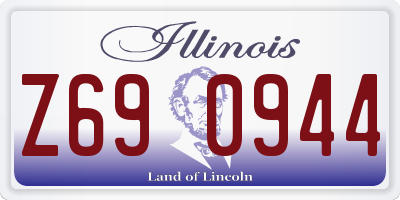 IL license plate Z690944