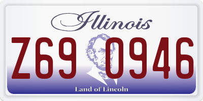IL license plate Z690946