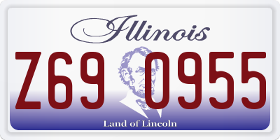 IL license plate Z690955