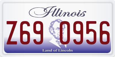 IL license plate Z690956