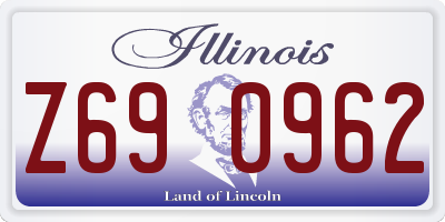 IL license plate Z690962