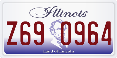 IL license plate Z690964