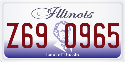 IL license plate Z690965
