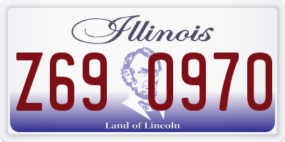 IL license plate Z690970