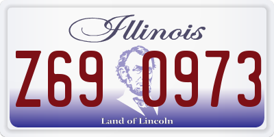 IL license plate Z690973