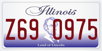 IL license plate Z690975