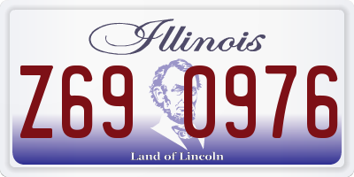 IL license plate Z690976