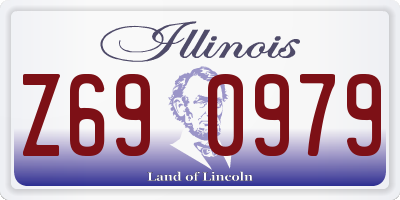 IL license plate Z690979