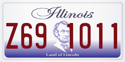 IL license plate Z691011