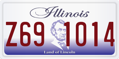 IL license plate Z691014
