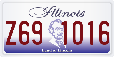 IL license plate Z691016