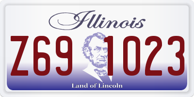 IL license plate Z691023