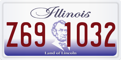 IL license plate Z691032