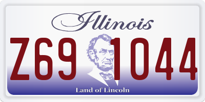 IL license plate Z691044