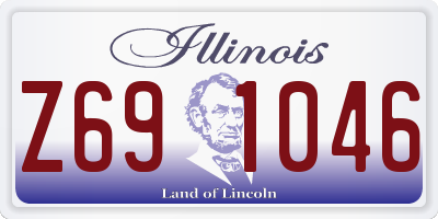 IL license plate Z691046