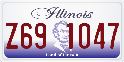 IL license plate Z691047