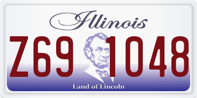 IL license plate Z691048