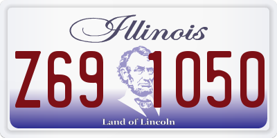 IL license plate Z691050