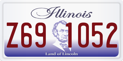 IL license plate Z691052