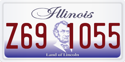 IL license plate Z691055